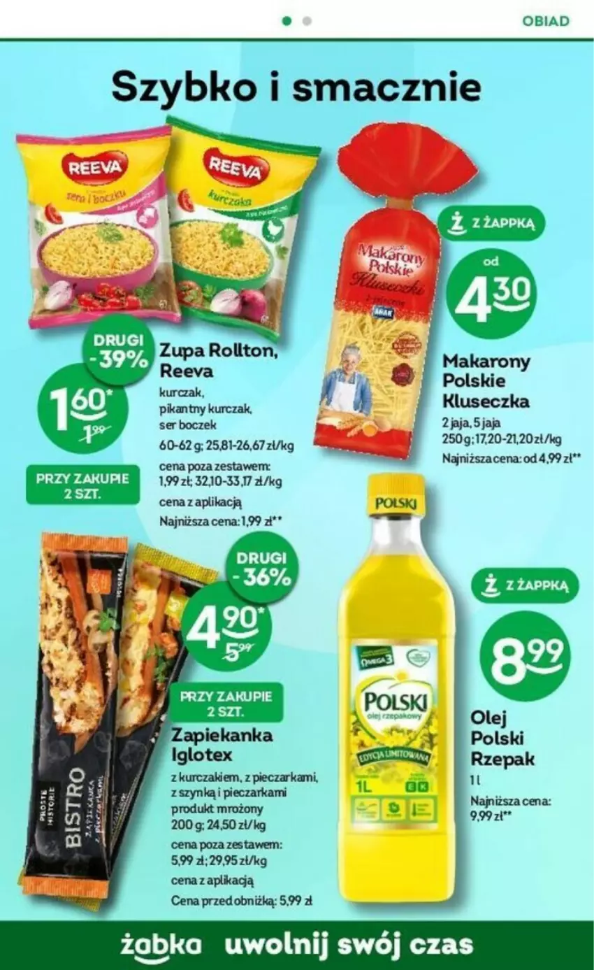 Gazetka promocyjna Żabka - ważna 03.01 do 16.01.2024 - strona 41 - produkty: Boczek, Jaja, LG, Makaron, Piec, Pieczarka, Ser, Zapiekanka