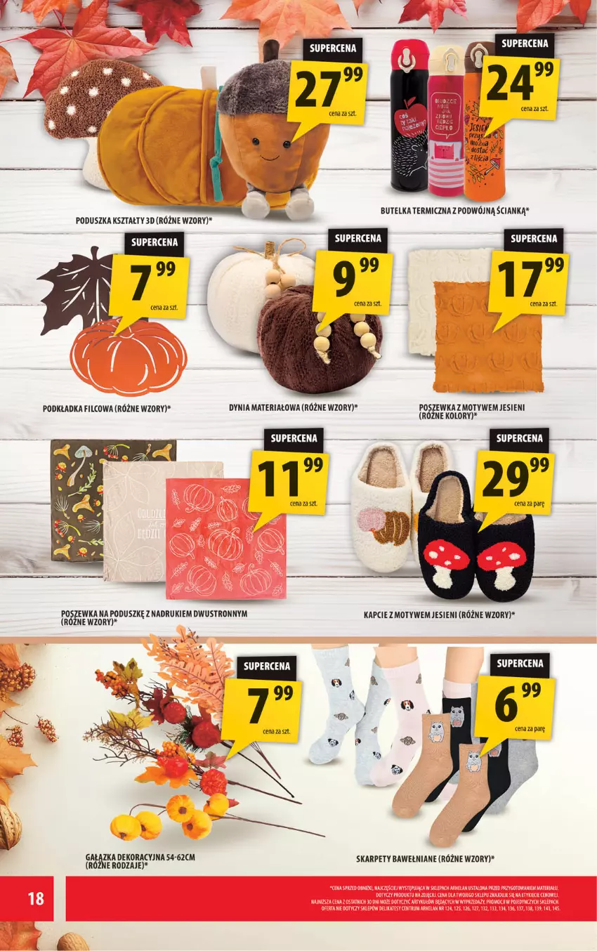 Gazetka promocyjna Arhelan - Gazetka - ważna 26.09 do 05.10.2025 - strona 18 - produkty: Fa, Kapcie, Karp, Podkład, Podkładka, Poduszka