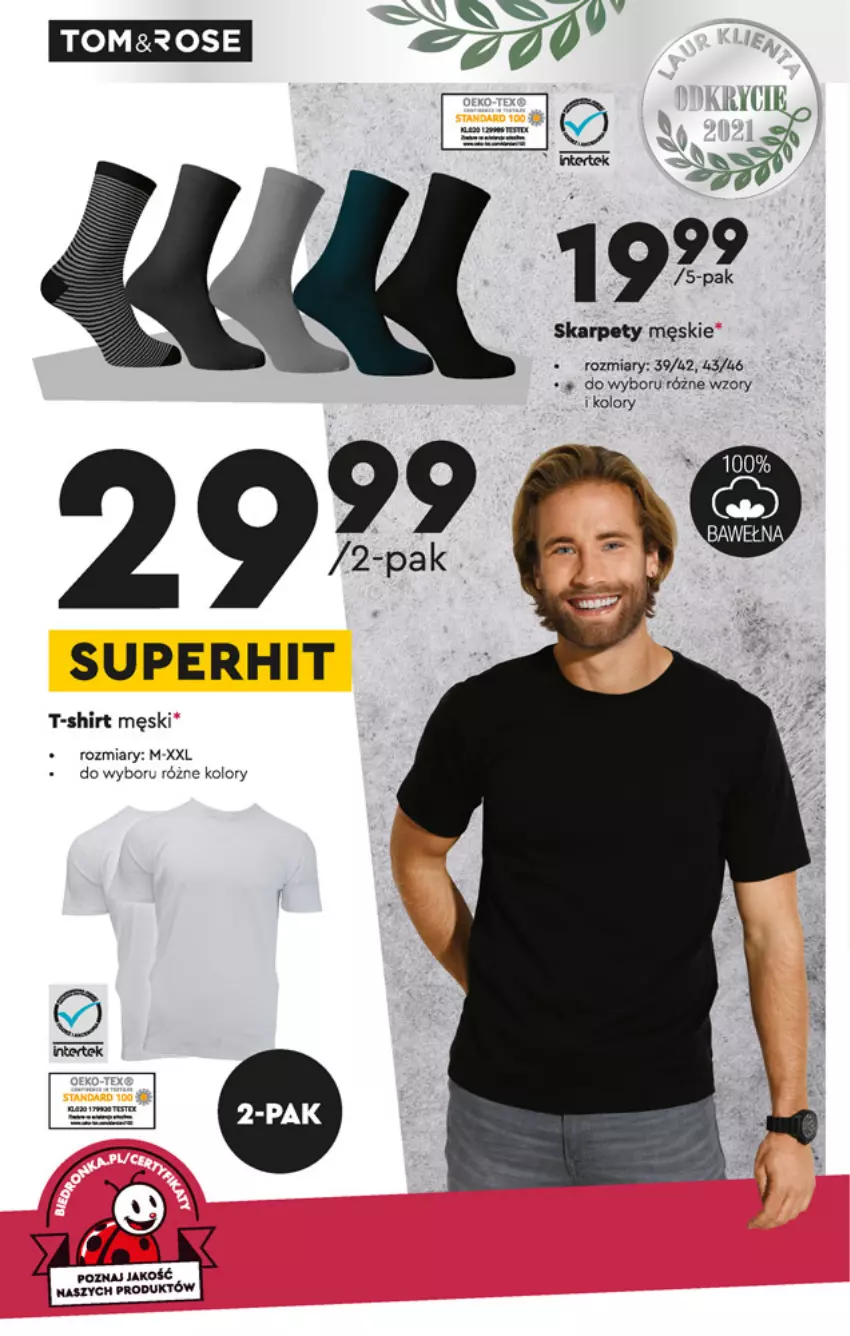 Gazetka promocyjna Biedronka - Okazje tygodnia - ważna 10.01 do 26.01.2022 - strona 28 - produkty: Karp, T-shirt