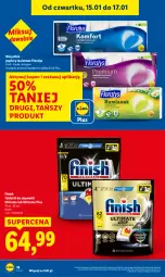 Gazetka promocyjna Lidl - GAZETKA - Gazetka - ważna od 17.01 do 17.01.2026 - strona 18 - produkty: Papier, Finish, Tablet, Zmywarki, Flora, Tabletki do zmywarki