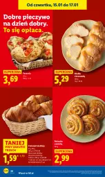 Gazetka promocyjna Lidl - GAZETKA - Gazetka - ważna od 17.01 do 17.01.2026 - strona 26 - produkty: Piec, Focaccia, Croissant, Pieczywo