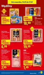Gazetka promocyjna Lidl - GAZETKA - Gazetka - ważna od 17.01 do 17.01.2026 - strona 31 - produkty: Piec, Parówki, Parówki z szynki, Szynka, PIKOK, Boczek, Kabanos, Kiełbasa, Boczek pieczony, Kiełbasa śląska
