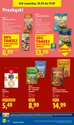Gazetka promocyjna Lidl - GAZETKA - Gazetka - ważna od 17.01 do 17.01.2026 - strona 44 - produkty: Pistacje, Bake Rolls, Por, Pizza, Sport, Mieszanka bakaliowa