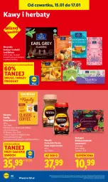 Gazetka promocyjna Lidl - GAZETKA - Gazetka - ważna od 17.01 do 17.01.2026 - strona 48 - produkty: Torebka, Nescafé, Kawa rozpuszczalna, Kawa mielona, Kawa, Herbapol, Fa