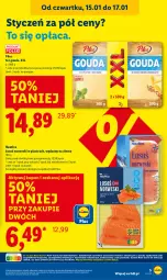 Gazetka promocyjna Lidl - GAZETKA - Gazetka - ważna od 17.01 do 17.01.2026 - strona 5 - produkty: Ser, Pilos, Gouda