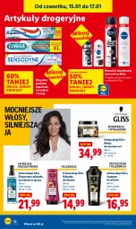 Gazetka promocyjna Lidl - GAZETKA - Gazetka - ważna od 17.01 do 17.01.2026 - strona 52 - produkty: Corega, Aquafresh, Dezodorant, Schwarzkopf, Maska do włosów, Szampon, Odżywka, Maska, Sensodyne, Nivea