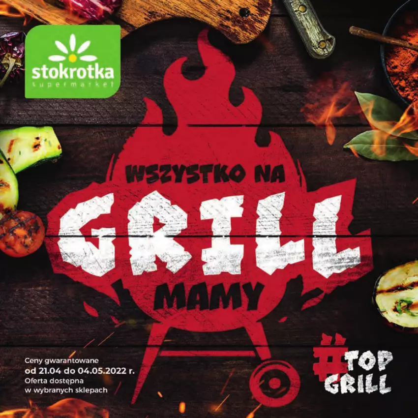 Gazetka promocyjna Stokrotka - Katalog Grill - ważna 21.04 do 04.05.2022 - strona 1