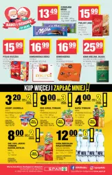 Gazetka promocyjna Spar - Spar - Gazetka - ważna od 22.01 do 22.01.2025 - strona 8 - produkty: Nałęczowianka, Sok, Mus, Zott, Bell, Jogurt, Praliny, Lindor, Kawa mielona, Kawa, Wawel, Mleczko, Czekolada, Tymbark, Ptasie mleczko, Woda mineralna, Kubuś, Bella, Jacobs, Woda, Jogobella, Napój, Merci, Lindt, Milka