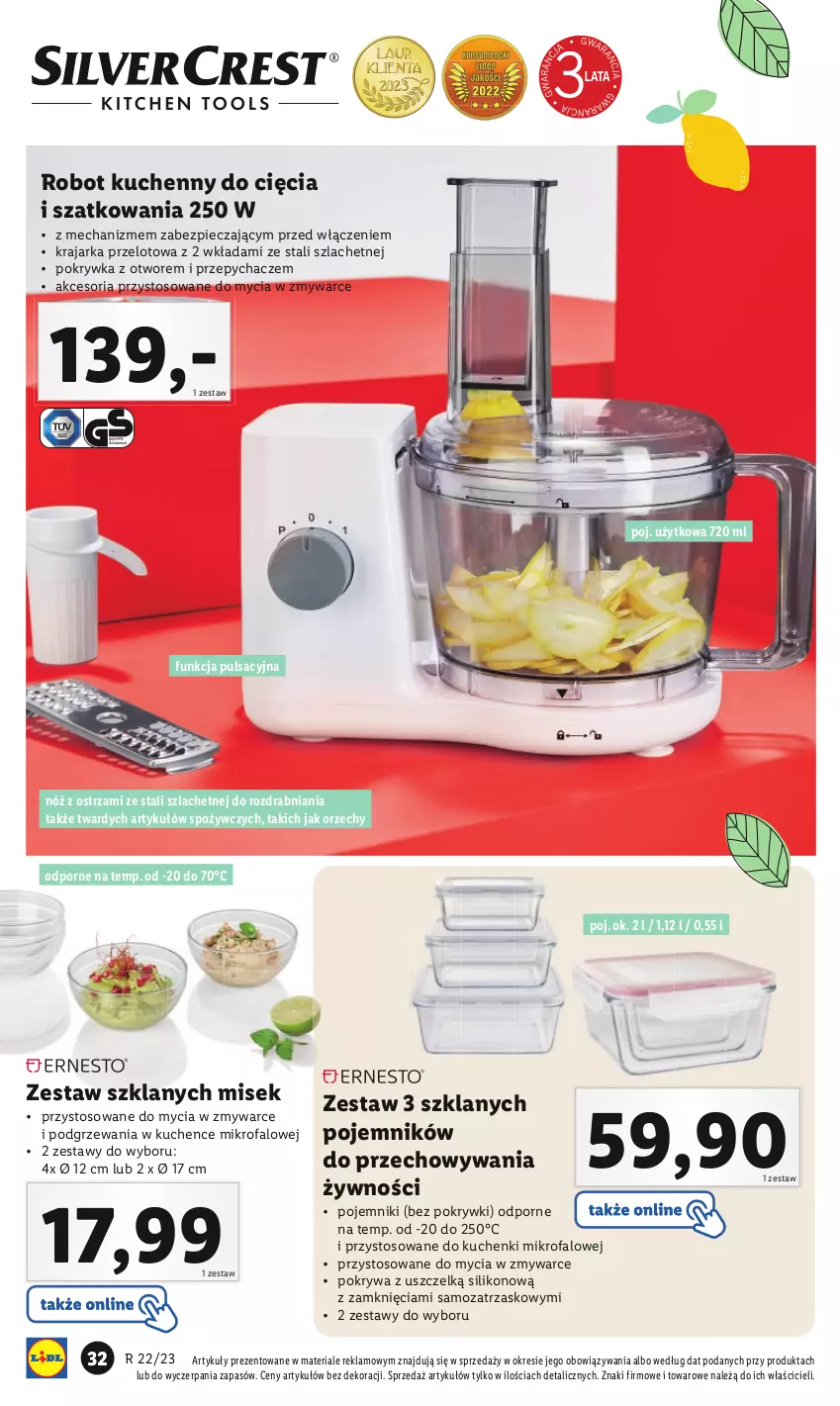 Gazetka promocyjna Lidl - GAZETKA - ważna 29.05 do 03.06.2023 - strona 42 - produkty: Fa, Kuchenki mikrofalowe, Piec, Pojemnik, Pokrywa, Por, Robot