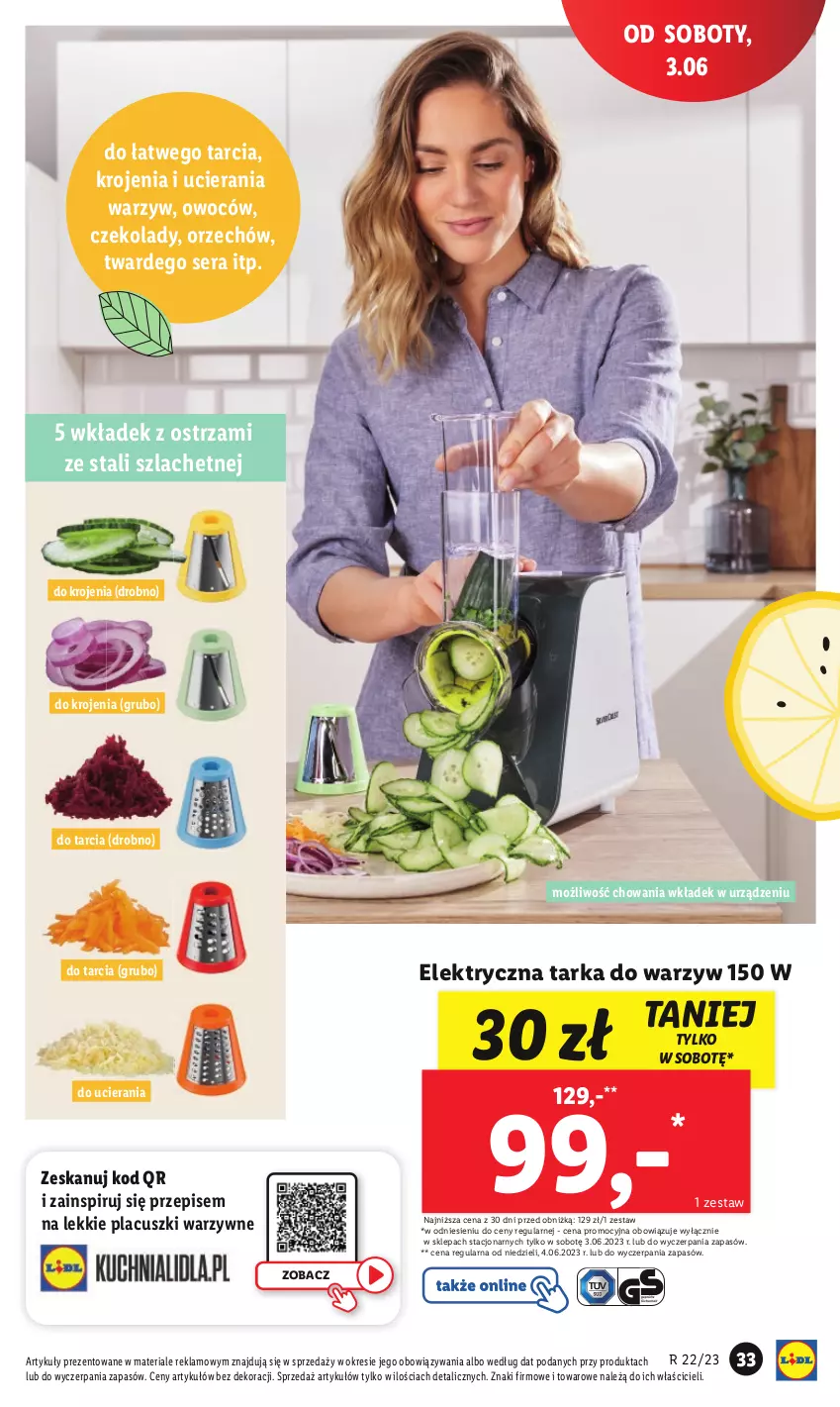 Gazetka promocyjna Lidl - GAZETKA - ważna 29.05 do 03.06.2023 - strona 43 - produkty: Ser, Tarka