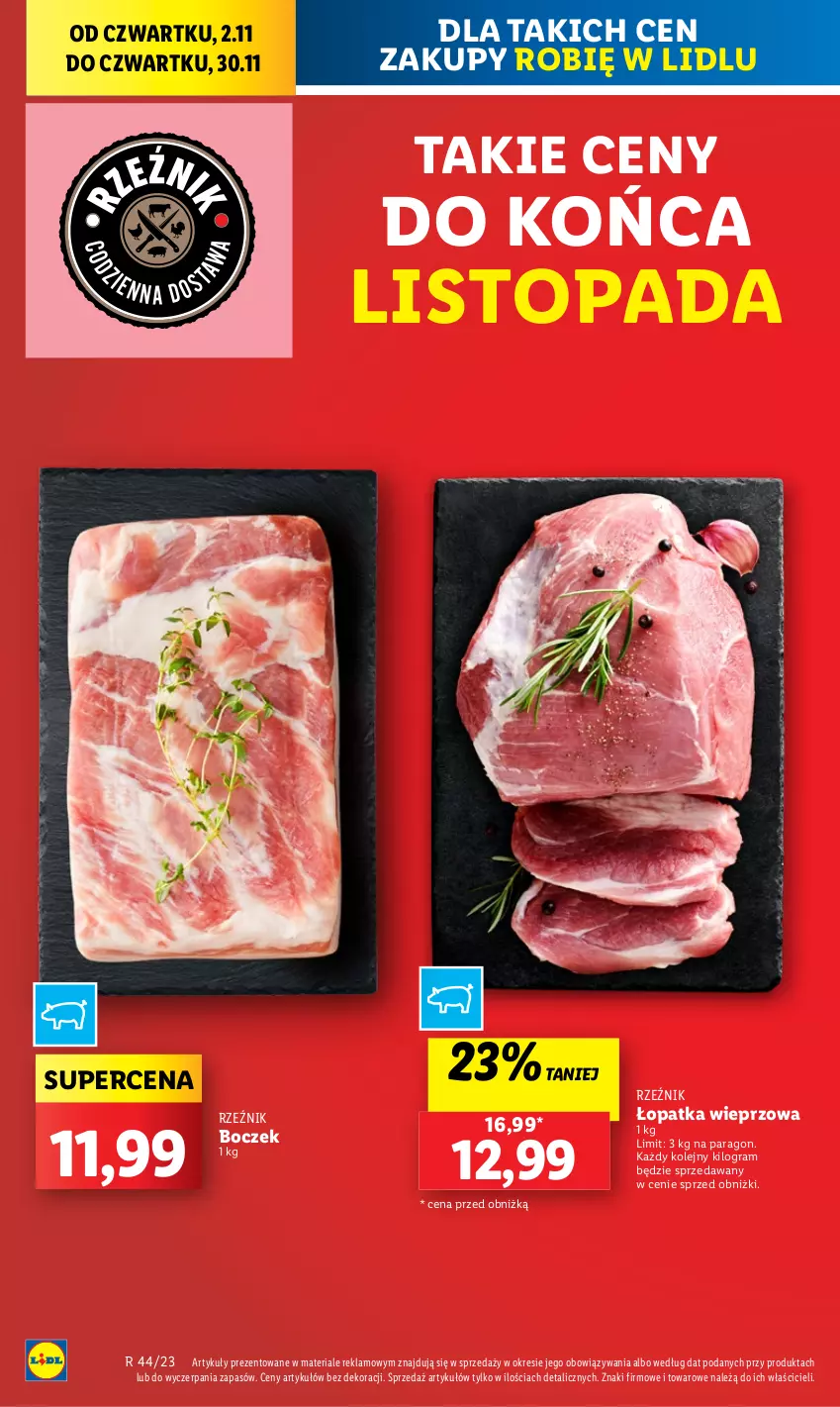 Gazetka promocyjna Lidl - GAZETKA - ważna 02.11 do 04.11.2023 - strona 4 - produkty: Boczek, Gra, Olej, Top