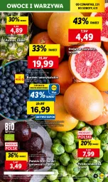 Gazetka promocyjna Lidl - GAZETKA - Gazetka - ważna od 04.11 do 04.11.2023 - strona 23 - produkty: Warzywa, Brukselka, Ananas, Buraki, Owoce, Olej, Grejpfrut