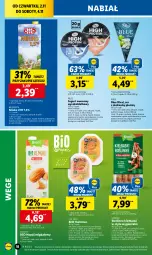 Gazetka promocyjna Lidl - GAZETKA - Gazetka - ważna od 04.11 do 04.11.2023 - strona 30 - produkty: Hummus, Sok, Ser, Mus, Jogurt owocowy, Jogurt, Mlekovita, Pilos, Roślinne kiełbaski, Napój, Olej, Mleko