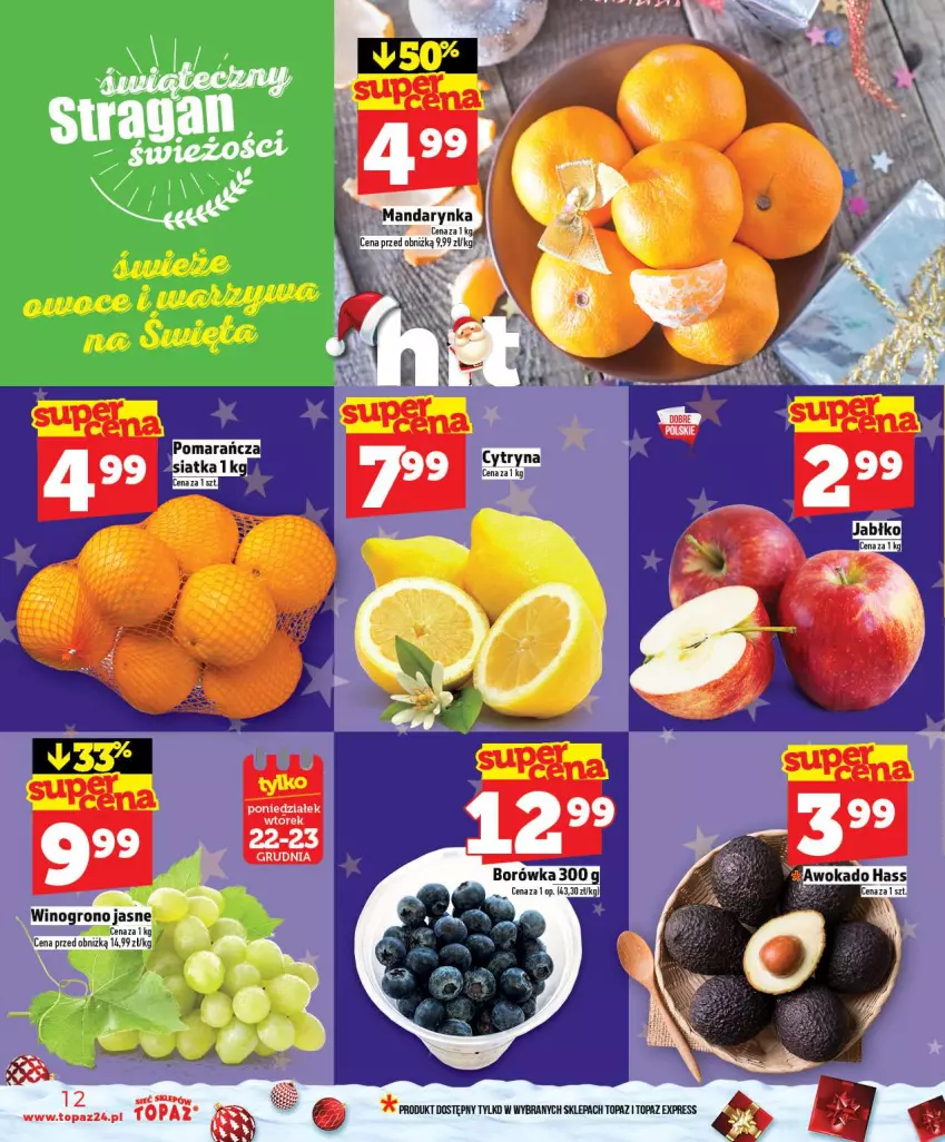 Gazetka promocyjna Topaz - Gazetka - ważna 18.12 do 23.12.2025 - strona 12 - produkty: Top