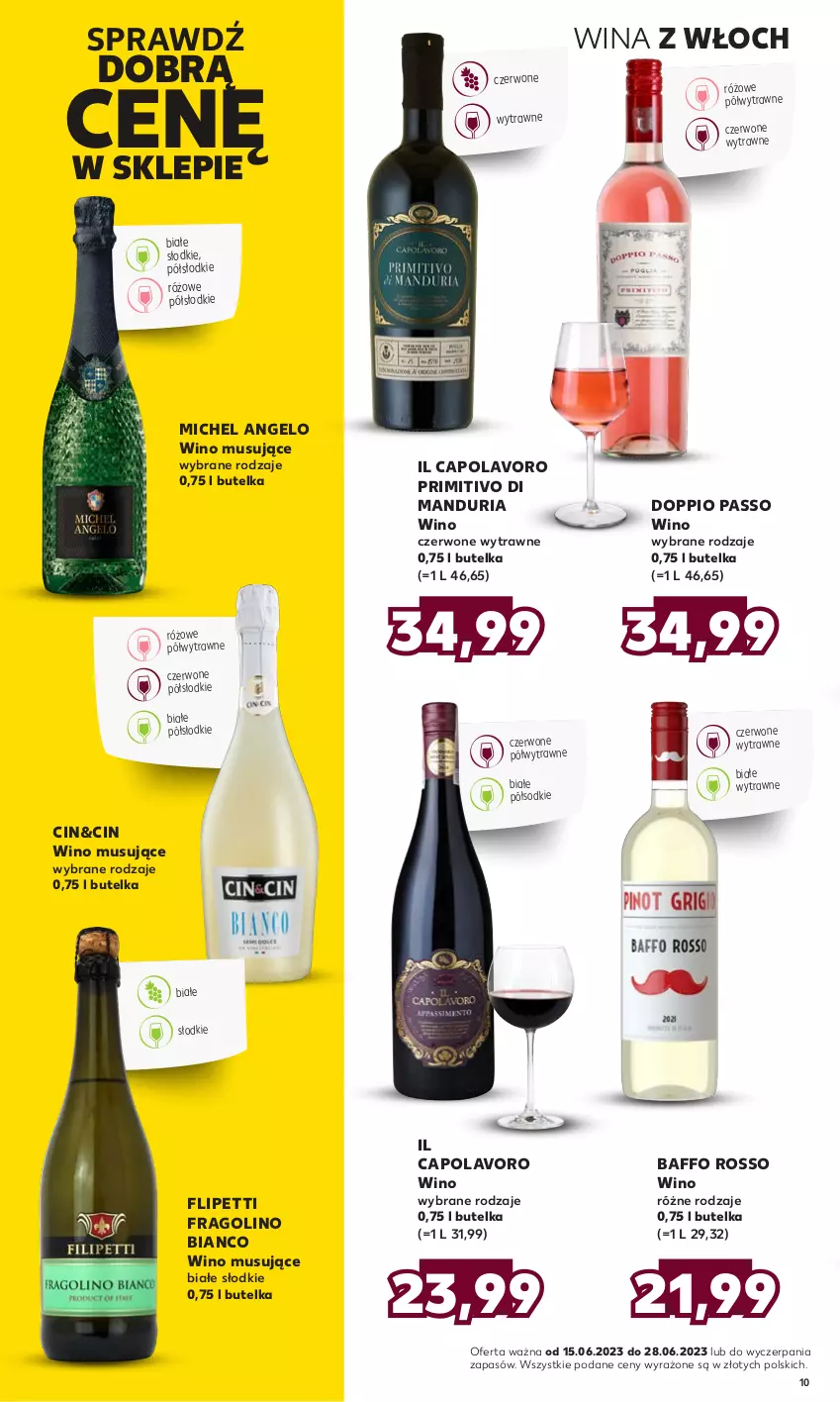 Gazetka promocyjna Kaufland - Barek Kauflandu - ważna 15.06 do 28.06.2023 - strona 10 - produkty: Mus, Wino, Wino czerwone, Wino musujące