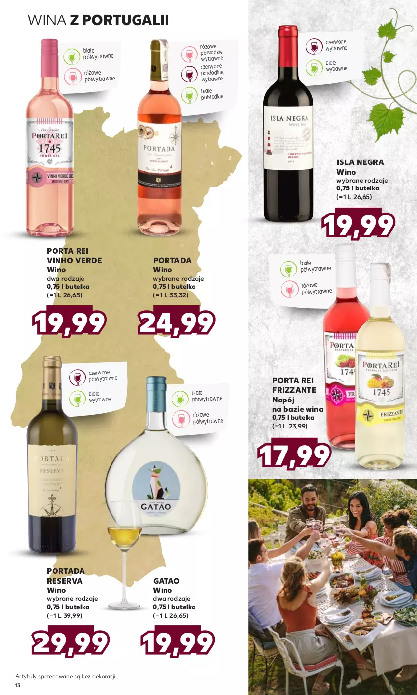 Gazetka promocyjna Kaufland - Barek Kauflandu - ważna 15.06 do 28.06.2023 - strona 13 - produkty: Gra, Isla, Napój, Por, Portada, Ser, Wino, Wino białe