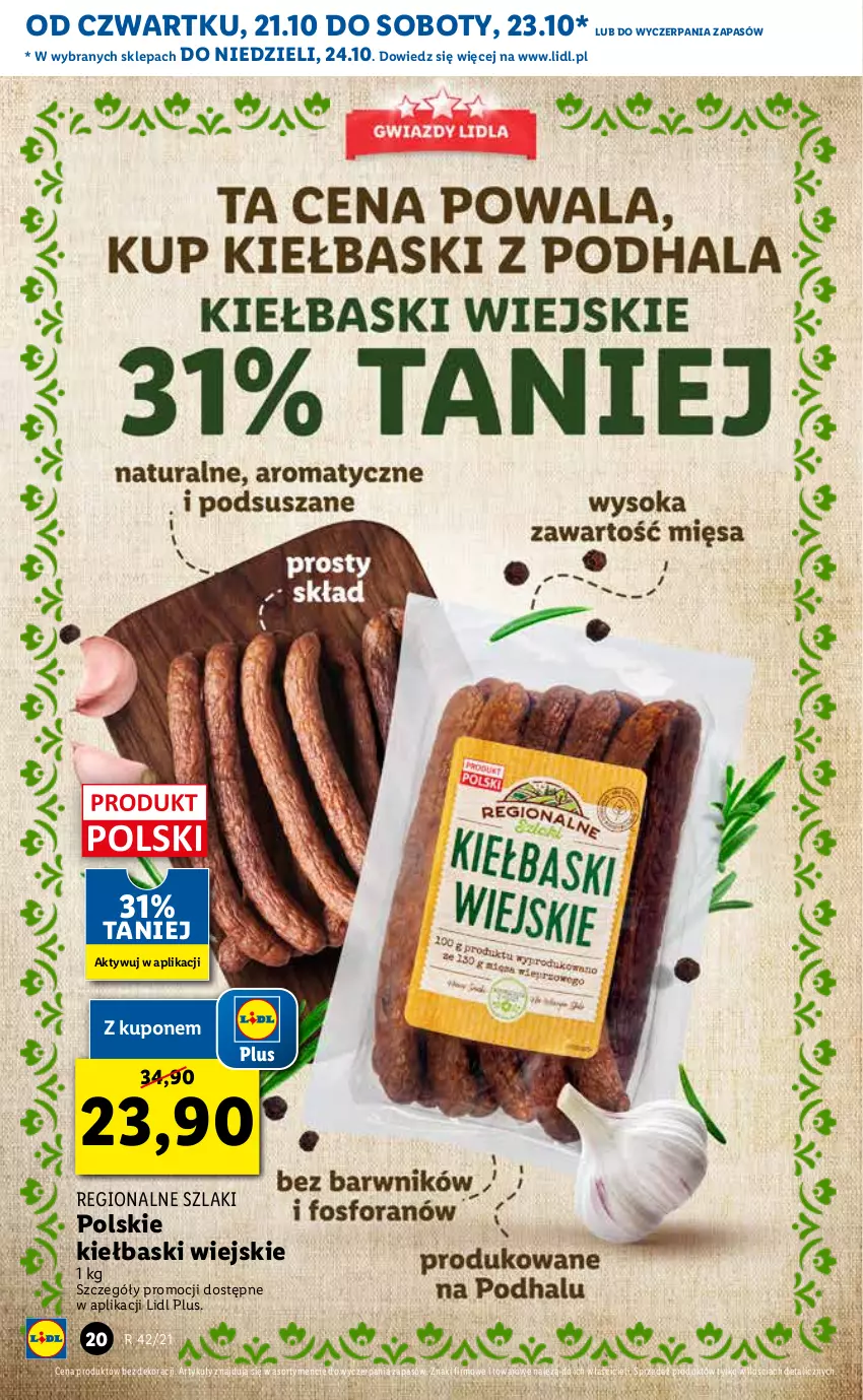 Gazetka promocyjna Lidl - GAZETKA - ważna 21.10 do 24.10.2021 - strona 20