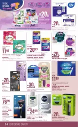 Gazetka promocyjna Super Pharm - Gazetka - Gazetka - ważna od 24.10 do 24.10.2023 - strona 14 - produkty: Nivea Men, Philips OneBlade, Ser, Pax, BIC, Philips, Bell, Perfecta, Discreet, Tampony, Fusion, Szynka, Cleanic, Presto, Tampax, Always, Podpaski, Gillette, Bielizna, Maszynka, Bella, Maszynka do golenia, Wkładki, Kindii, Always Ultra, Nivea