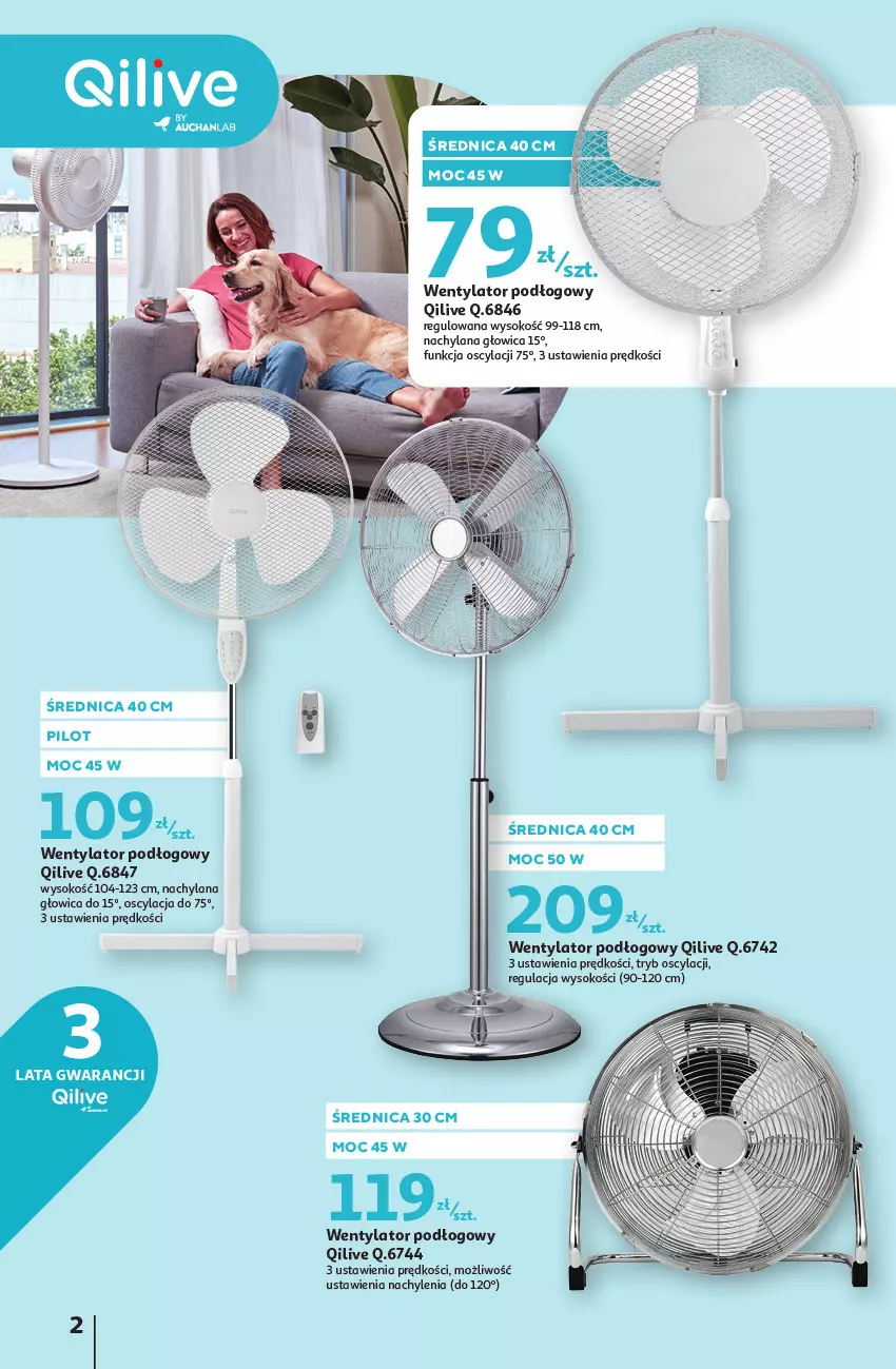 Gazetka promocyjna Auchan - Gazetka Wentylatory Hipermarket Auchan - ważna 05.06 do 18.06.2025 - strona 2 - produkty: LANA, Sok