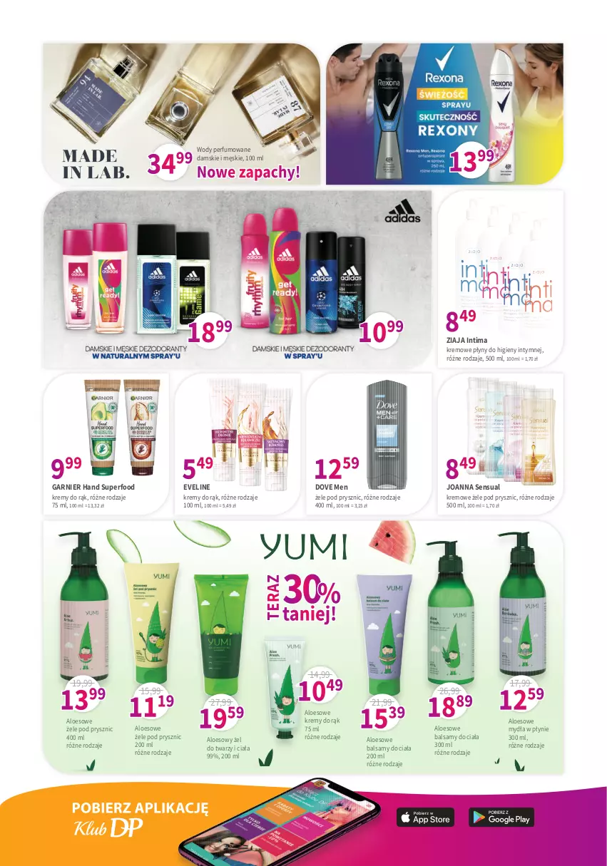 Gazetka promocyjna Drogerie Polskie - Gazetka - ważna 14.10 do 31.10.2022 - strona 6 - produkty: Dove, Eveline, Garnier, Joanna, Perfum, Sensual, Tera, Ziaja