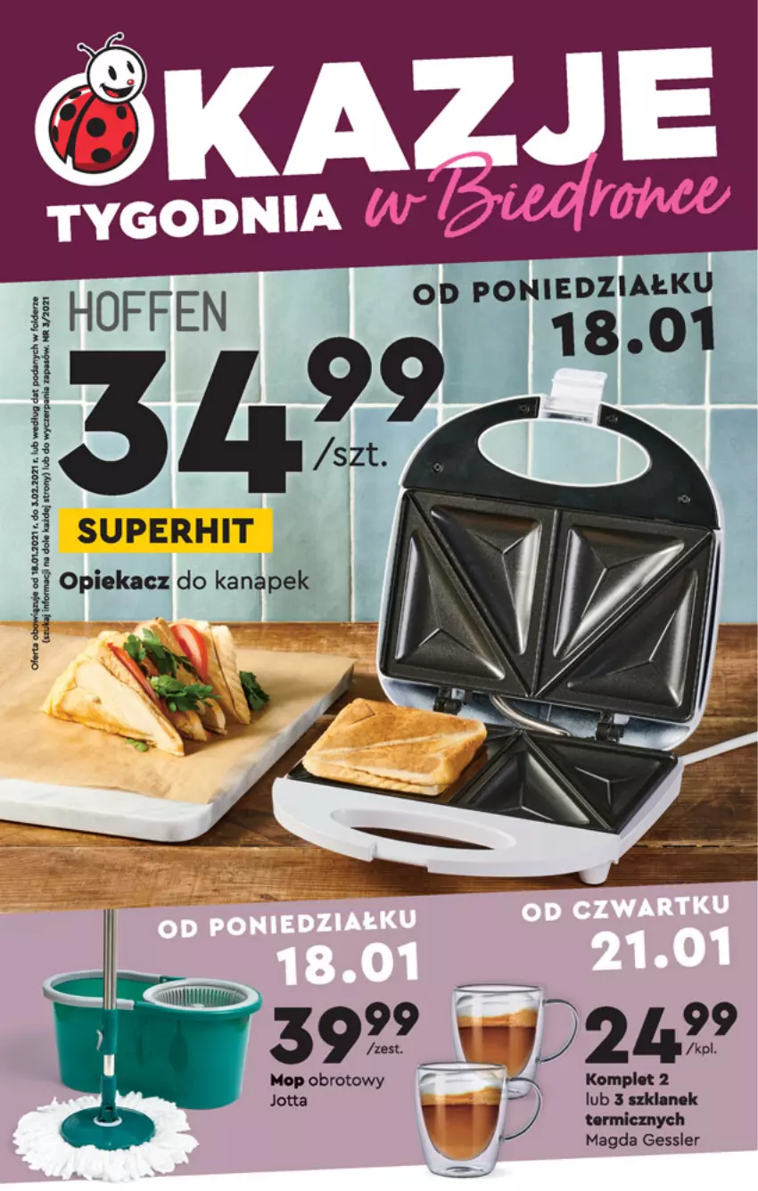 Gazetka promocyjna Biedronka - Okazje Tygodnia - ważna 18.01 do 03.02.2021 - strona 1