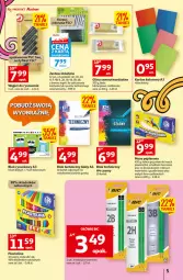 Gazetka promocyjna Auchan - Szkoła oszczędzania Temat Szkolne przeOferty Hipermarkety - Gazetka - ważna od 17.08 do 17.08.2022 - strona 5 - produkty: Top, Por, BIC, Papier, Outward, Plastelina