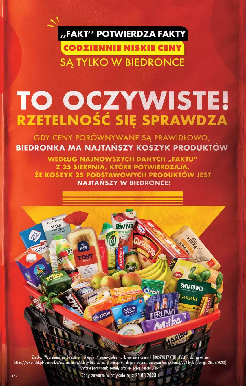 Gazetka promocyjna Biedronka - Od czwartku - ważna 31.08 do 06.09.2023 - strona 4 - produkty: Dron, Fa, Kosz, Por