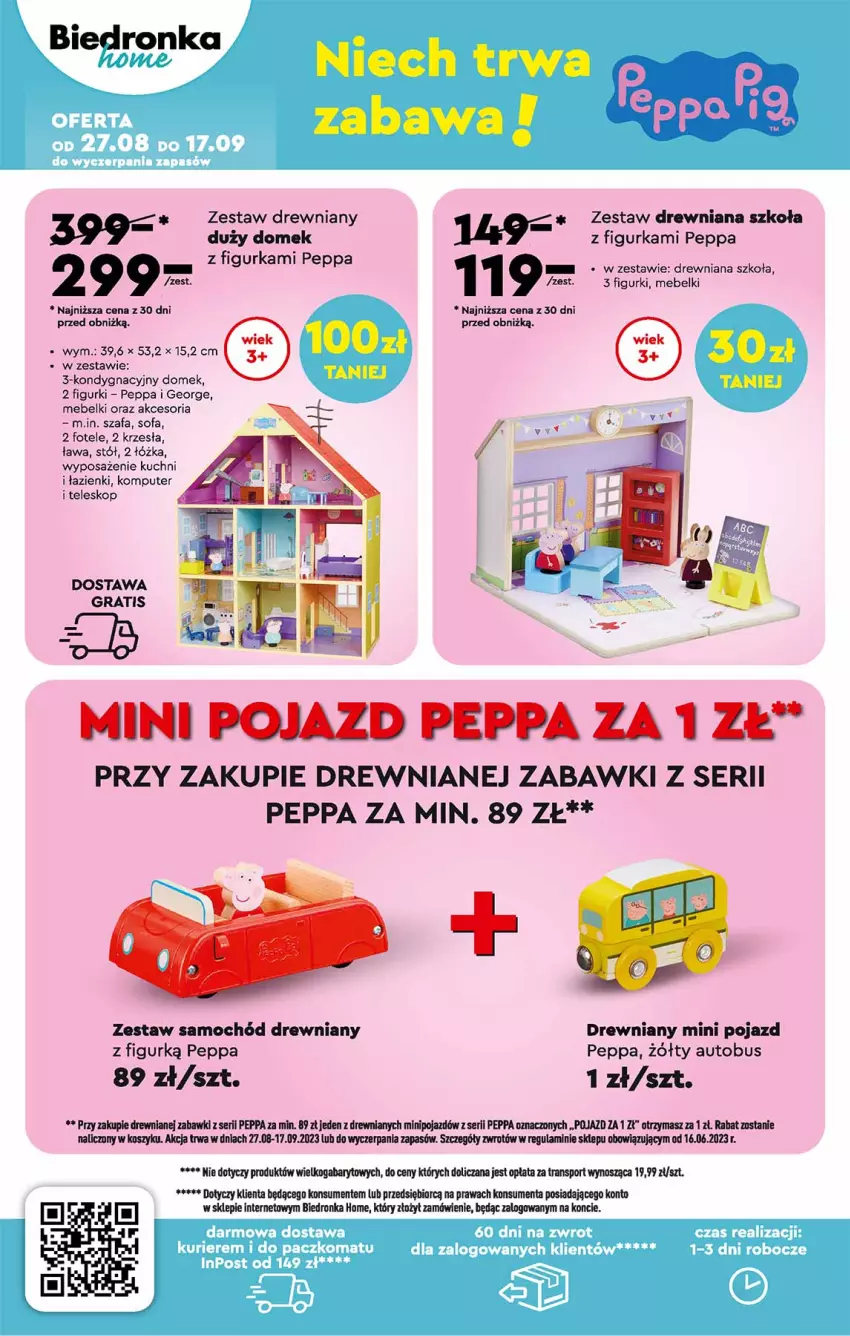 Gazetka promocyjna Biedronka - Od czwartku - ważna 31.08 do 06.09.2023 - strona 60 - produkty: Autobus, Dron, Fa, Fotel, Gra, Komputer, Kosz, Pojazd, Por, Samochód, Ser, Sofa, Sport, Stół, Szafa, Teleskop, Tran