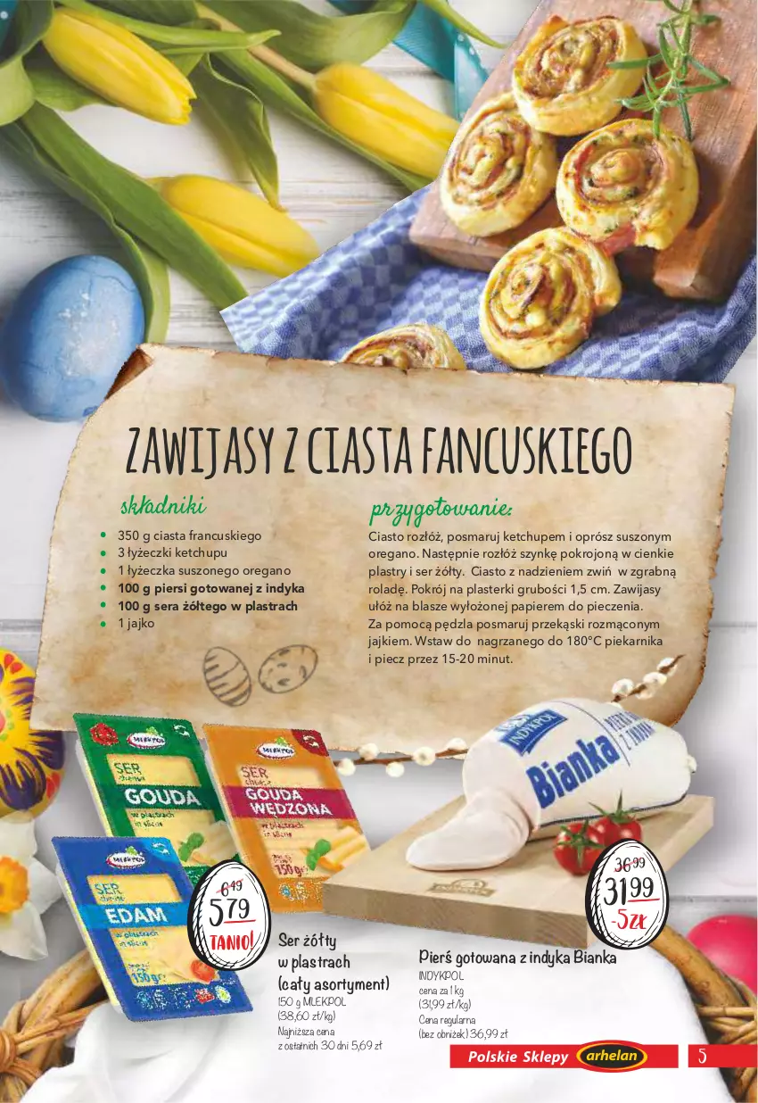 Gazetka promocyjna Arhelan - Gazetka - ważna 27.03 do 16.04.2023 - strona 5 - produkty: Bianka, Fa, Gra, Ketchup, Papier, Piec, Piekarnik, Plasterki, Ser