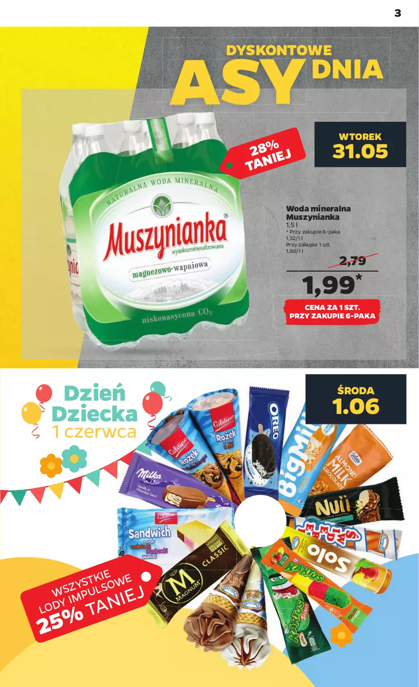 Gazetka promocyjna Netto - Gazetka spożywcza - ważna 30.05 do 04.06.2022 - strona 3 - produkty: Mus, Muszynianka, Woda, Woda mineralna