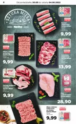 Gazetka promocyjna Netto - Gazetka spożywcza - Gazetka - ważna od 04.06 do 04.06.2022 - strona 6 - produkty: Mięso mielone, Karkówka wieprzowa, Filet z piersi indyka, Zestaw rosołowy z kaczki, Kotlet, Boczek, Mięso z indyka, Mięso, Boczek wieprzowy