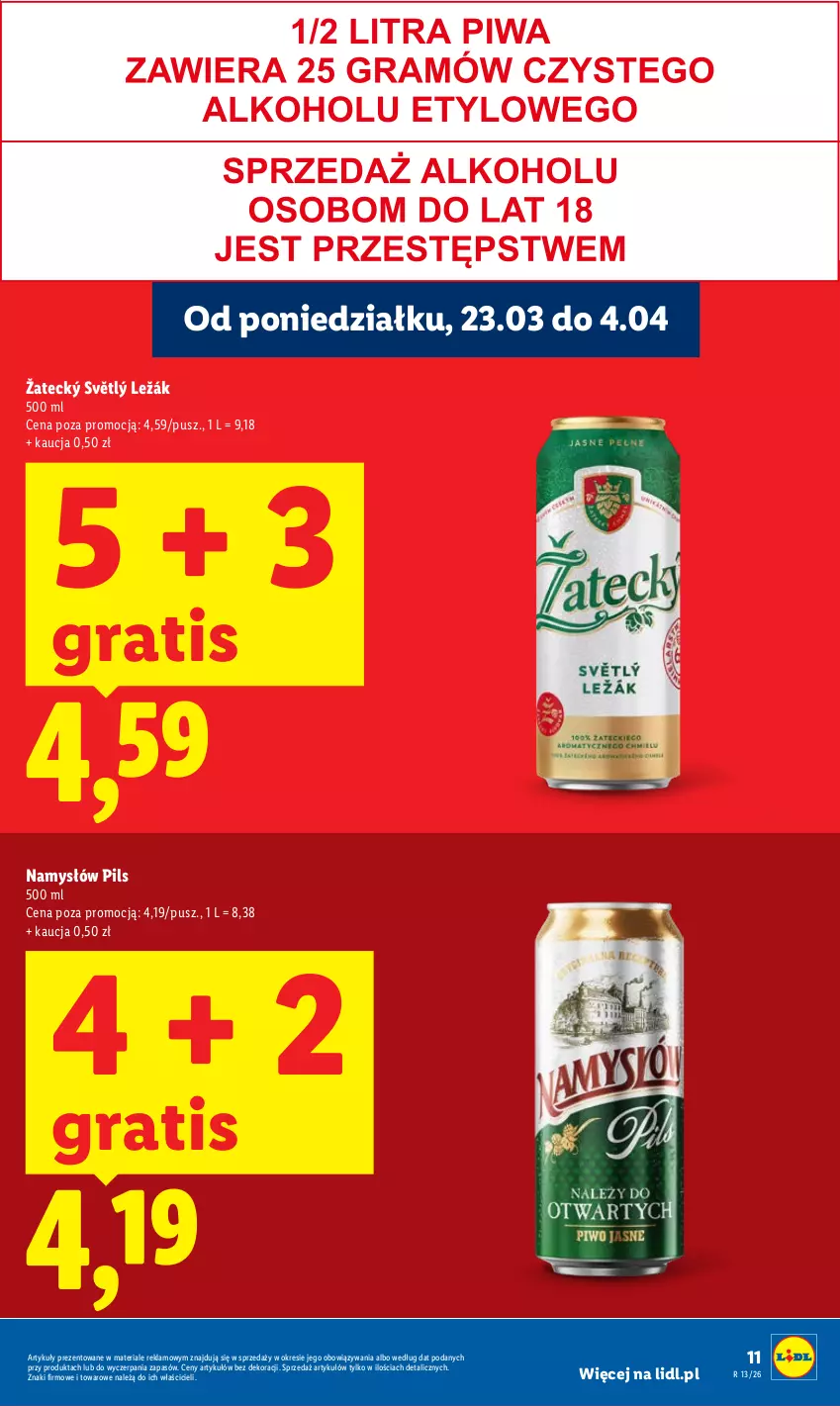 Gazetka promocyjna Lidl - Gazetka ważna od 23.03 do 25.03 - ważna 23.03 do 25.03.2026 - strona 11 - produkty: Gra, Namysłów