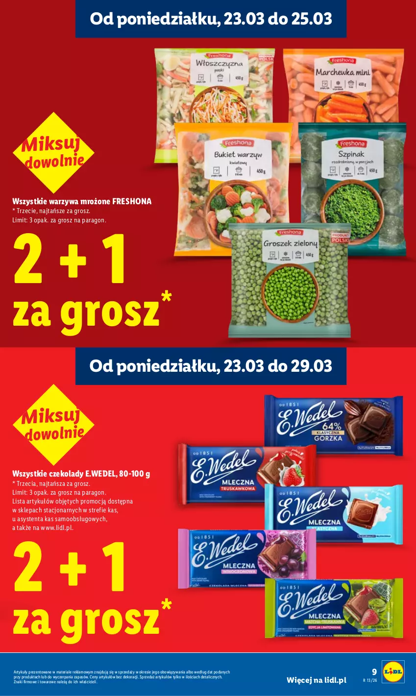 Gazetka promocyjna Lidl - Gazetka ważna od 23.03 do 25.03 - ważna 23.03 do 25.03.2026 - strona 9 - produkty: Warzywa