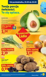 Gazetka promocyjna Lidl - Gazetka ważna od 23.03 do 25.03 - Gazetka - ważna od 25.03 do 25.03.2026 - strona 19 - produkty: Cebula, Por, Ziemniaki