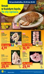Gazetka promocyjna Lidl - Gazetka ważna od 23.03 do 25.03 - Gazetka - ważna od 25.03 do 25.03.2026 - strona 24 - produkty: Kurczak, Perliczka, Królik, Tusz, Mięso