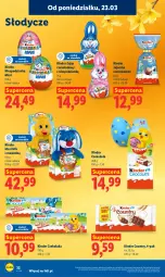 Gazetka promocyjna Lidl - Gazetka ważna od 23.03 do 25.03 - Gazetka - ważna od 25.03 do 25.03.2026 - strona 32 - produkty: Czekolada, Kinder