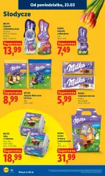 Gazetka promocyjna Lidl - Gazetka ważna od 23.03 do 25.03 - Gazetka - ważna od 25.03 do 25.03.2026 - strona 34 - produkty: Czekolada mleczna, Czekolada, Oreo, Milka
