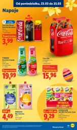 Gazetka promocyjna Lidl - Gazetka ważna od 23.03 do 25.03 - Gazetka - ważna od 25.03 do 25.03.2026 - strona 49 - produkty: Sok, Mus, Coca-Cola, Napoje, Leon, Tymbark, Mięta, Psi Patrol, Hortex