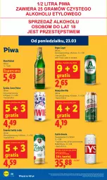 Gazetka promocyjna Lidl - Gazetka ważna od 23.03 do 25.03 - Gazetka - ważna od 25.03 do 25.03.2026 - strona 50 - produkty: Piwa, Gra, Namysłów, Tyskie