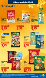 Gazetka promocyjna Lidl - Gazetka ważna od 23.03 do 25.03 - Gazetka - ważna od 25.03 do 25.03.2026 - strona 51 - produkty: Chipsy, Wafle, Sonko, Przysnacki, Crunchips, Lorenz, Lay’s