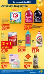 Gazetka promocyjna Lidl - Gazetka ważna od 23.03 do 25.03 - Gazetka - ważna od 25.03 do 25.03.2026 - strona 61 - produkty: Płyn do prania, Ser, Gra, Papier, Proszek do prania, Serwetki, Ręcznik, Znicz, Perwoll, Fairy, Flora, Fa