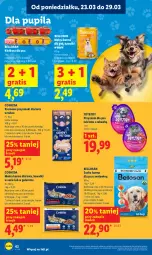 Gazetka promocyjna Lidl - Gazetka ważna od 23.03 do 25.03 - Gazetka - ważna od 25.03 do 25.03.2026 - strona 62 - produkty: Mokra karma, Sos, Gra, Bell, Kawa, Przysmaki, Gala, Kiełbasa, Przysmak dla psa, Sucha karma
