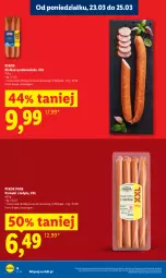 Gazetka promocyjna Lidl - Gazetka ważna od 23.03 do 25.03 - Gazetka - ważna od 25.03 do 25.03.2026 - strona 8 - produkty: Pur, Parówki, Kiełbasa podwawelska, Parówki z indyka, Wawel, PIKOK, Kiełbasa