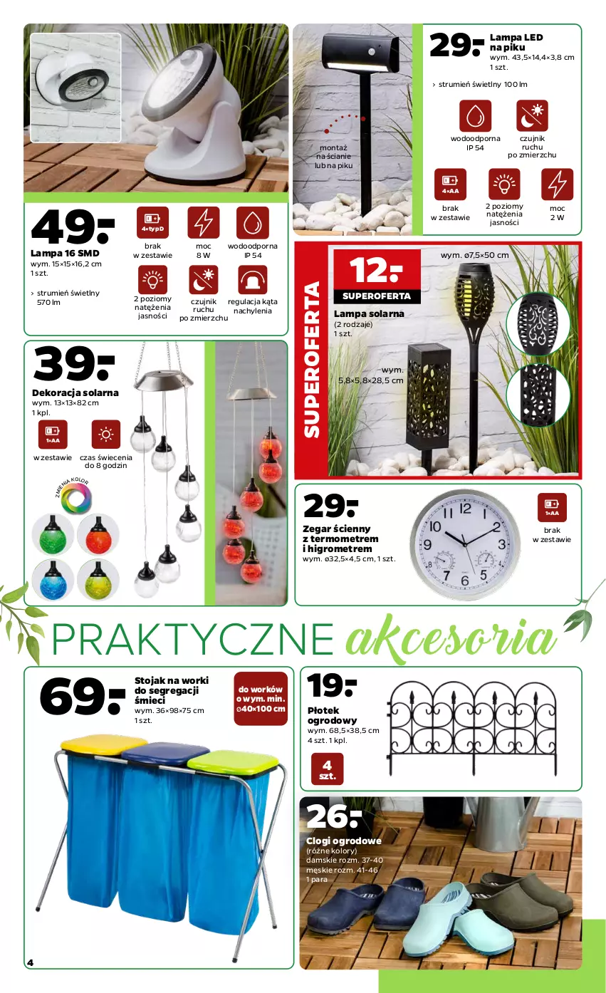 Gazetka promocyjna Netto - ważna 01.03 do 06.03.2021 - strona 4 - produkty: Lampa, Lampa LED, Por, Rum, Stojak, Termometr, Zegar