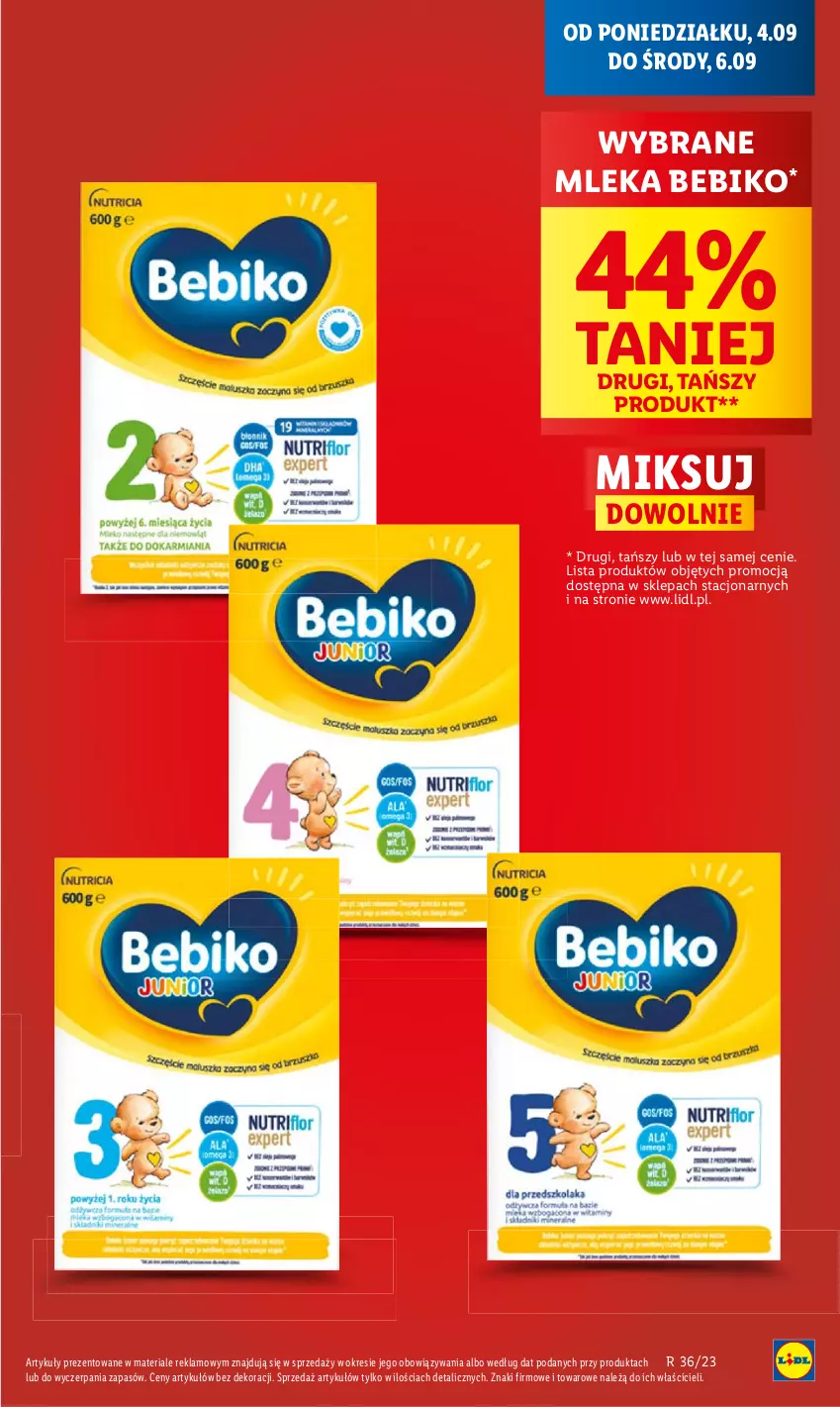 Gazetka promocyjna Lidl - GAZETKA - ważna 04.09 do 06.09.2023 - strona 23 - produkty: Bebiko