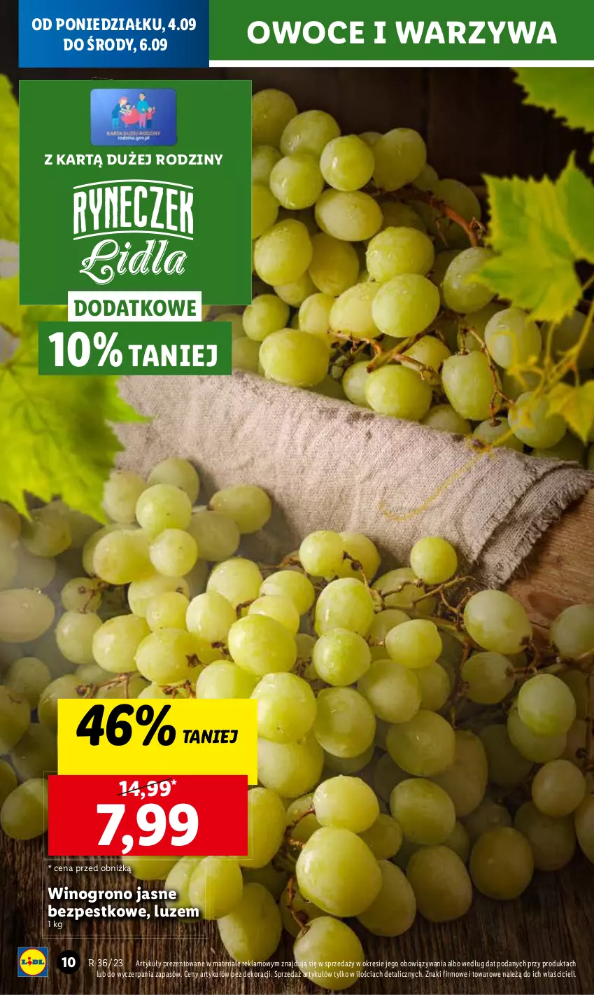 Gazetka promocyjna Lidl - GAZETKA - ważna 04.09 do 06.09.2023 - strona 24 - produkty: Chleb, Owoce, Ser, Warzywa, Wino