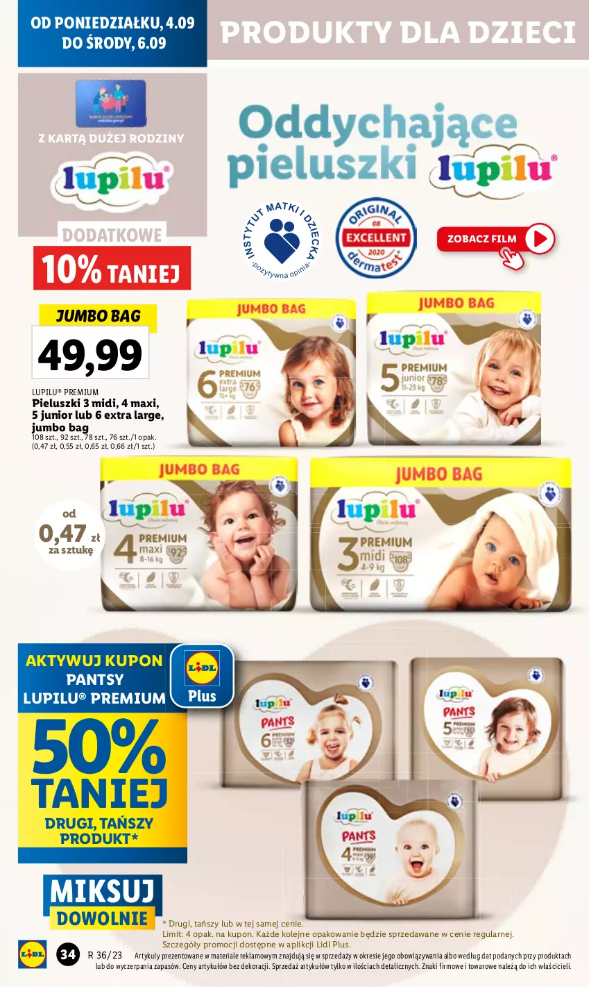 Gazetka promocyjna Lidl - GAZETKA - ważna 04.09 do 06.09.2023 - strona 48 - produkty: Chleb, Dzieci, O Bag, Olej, Ser