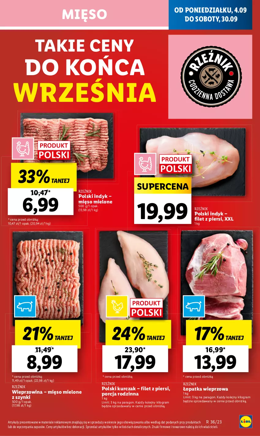 Gazetka promocyjna Lidl - GAZETKA - ważna 04.09 do 06.09.2023 - strona 9 - produkty: Gra, Kurczak, Mięso, Mięso mielone, Mięso mielone z szynki, Olej, Por, Wieprzowina