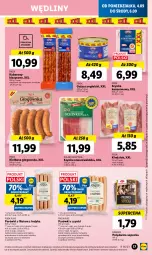 Gazetka promocyjna Lidl - GAZETKA - Gazetka - ważna od 06.09 do 06.09.2023 - strona 31 - produkty: Polędwica, Ser, Pur, Kindziuk, Parówki, Parówki z szynki, Dulano, Szynka konserwowa, Szynka, PIKOK, Kiełbasa głogowska, Kabanos, Olej, Kiełbasa