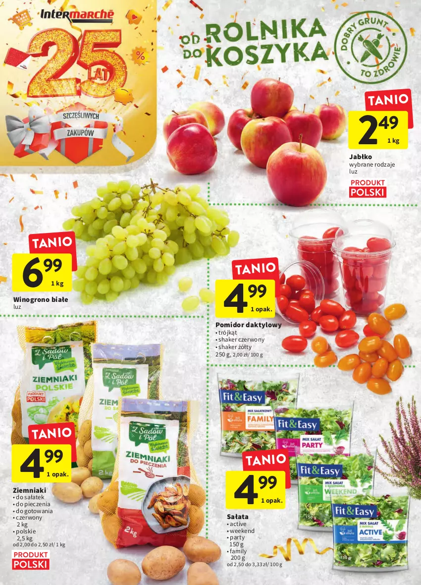 Gazetka promocyjna Intermarche - Gazetka Intermarche - ważna 06.10 do 12.10.2022 - strona 14 - produkty: Fa, Piec, Sałat, Wino, Ziemniaki